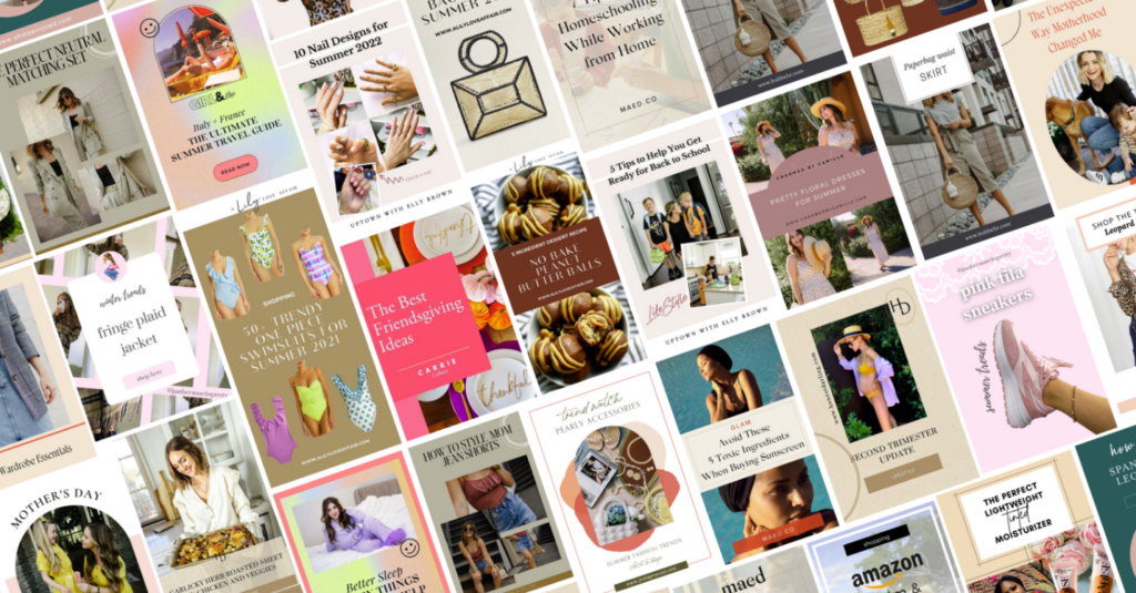 Pin Design Examples for Bloggers